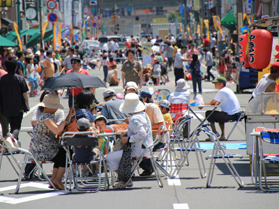 野幌商店街軒先ジャックin夏祭の写真